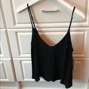 Flynn skye black tank top XS BNWT adj straps